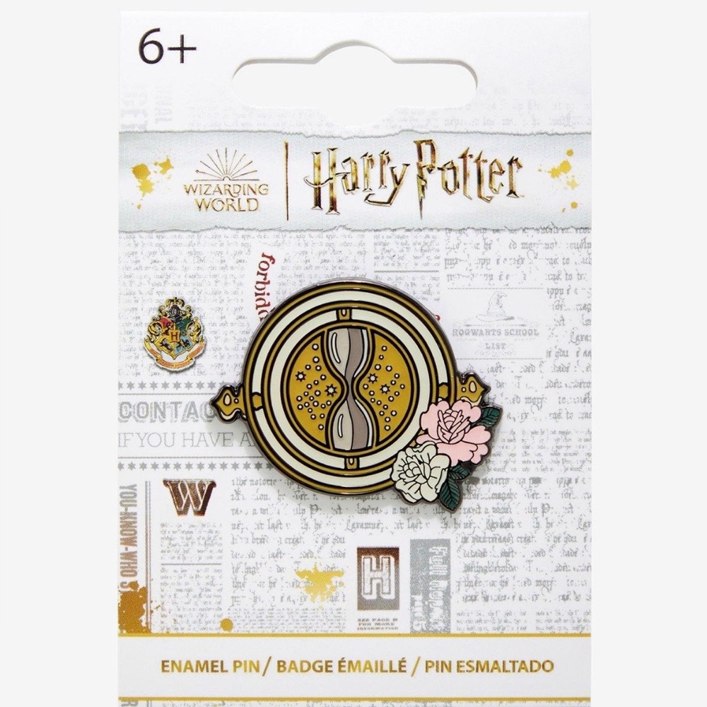 Loungefly Harry Potter Time Turner Floral Enamel Pin Exclusive